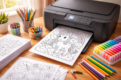 How to Print Coloring Pages So They Look Great Every Time