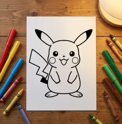 How to Draw Pikachu, Step by Step