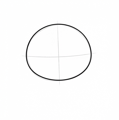 Step 1: Draw the Head Shape