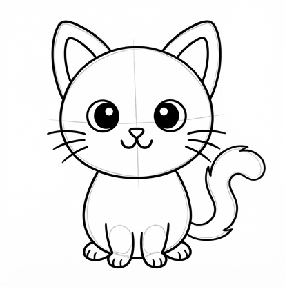 Step 5: Paws and Tail