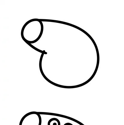 Step 1: Draw the Snout and Head