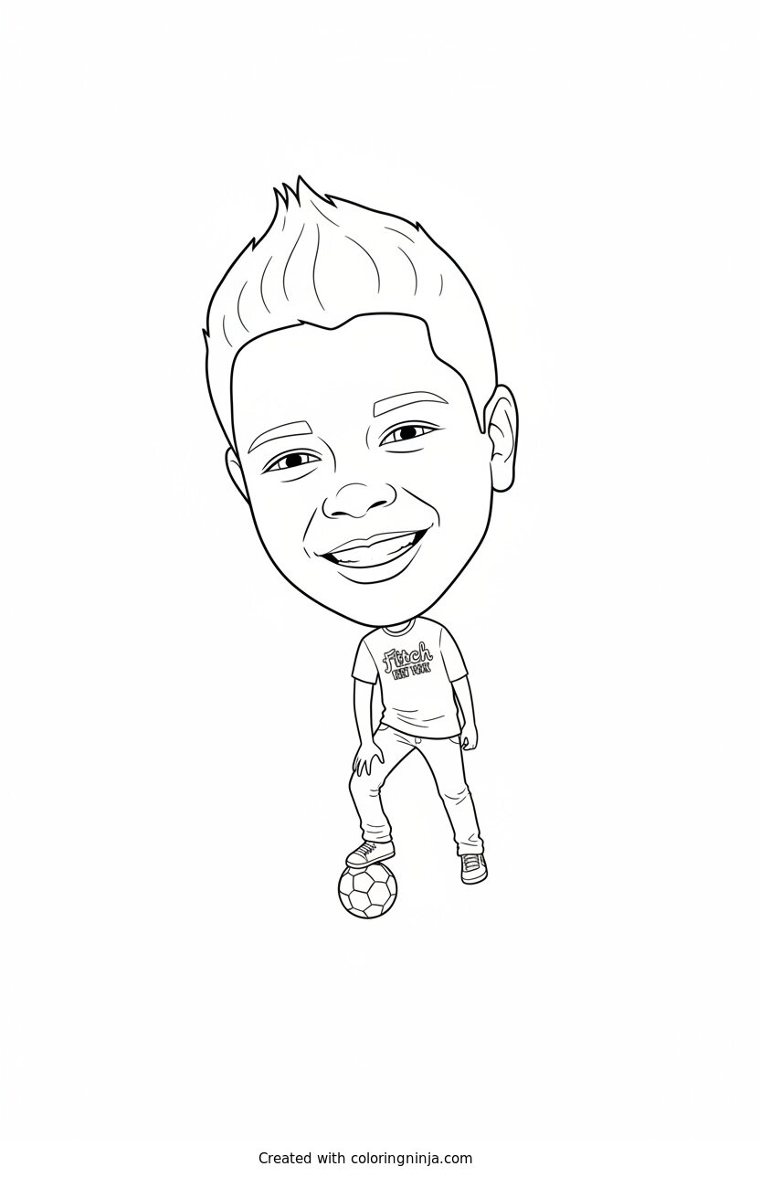 A coloring page of Photo to coloring page