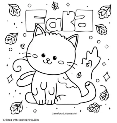 A coloring page of 2025!!