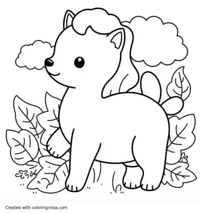 A coloring page of colour by numbers for kids pages 
