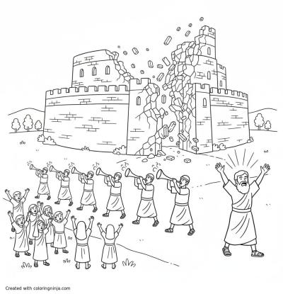 A coloring page of De Gênesis até apocalipse, me imagens para colorir 