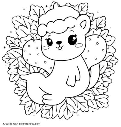 A coloring page of GPUs go BRRRRRR