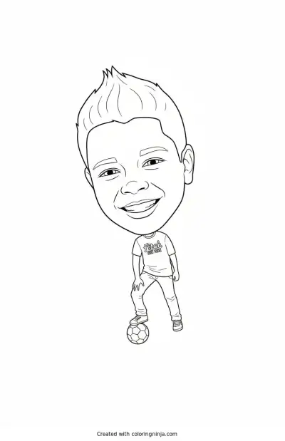 A coloring page of Photo to coloring page