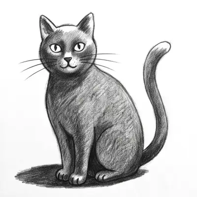 How to Draw a Black Cat, Step by Step
