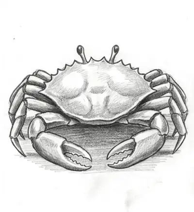 How to Draw a Crab, Step by Step