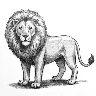 How to Draw a Lion, Step by Step