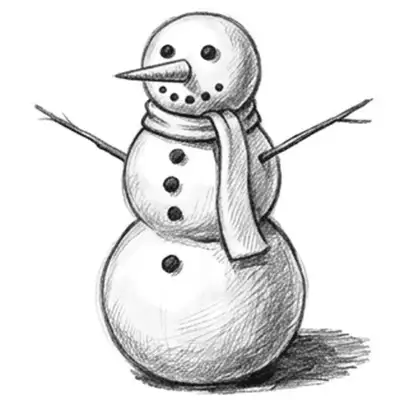 How to Draw a Snowman, Step by Step