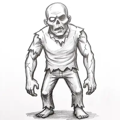 How to Draw a Zombie, Step by Step