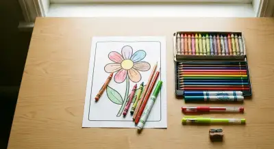 Crayons, Colored Pencils and Markers: Which One to Use on a Coloring Page