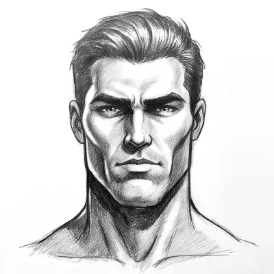 How to Draw Giga Chad, Step by Step