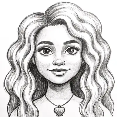 How to Draw Moana, Step by Step