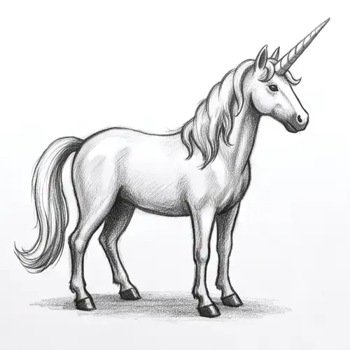 How to Draw a Unicorn: finished drawing