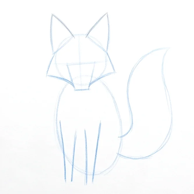 Step 3: Leg and tail guides