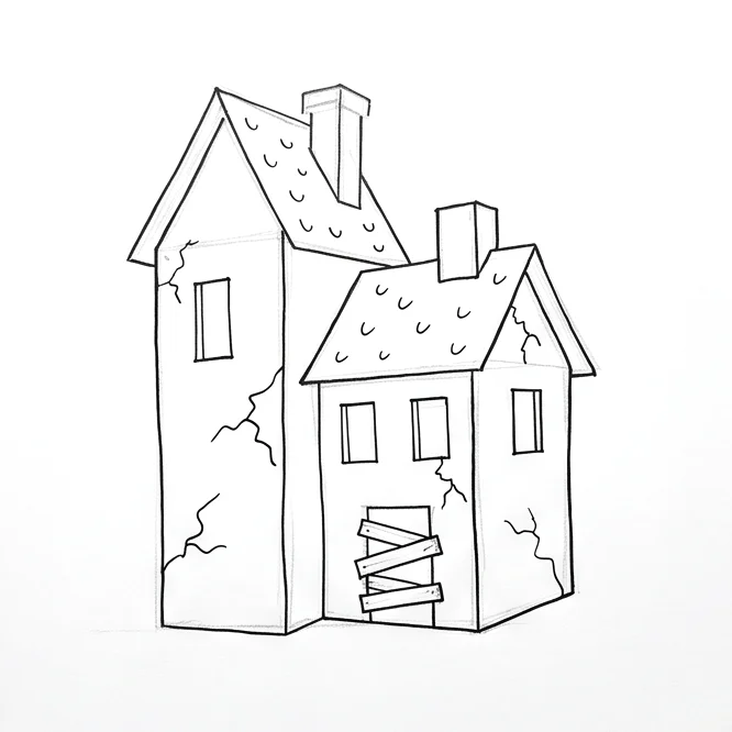 Step 5: Wood and roof texture