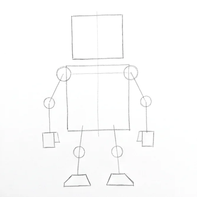 Step 3: Hands and feet