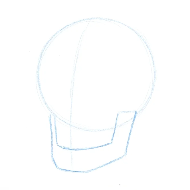Step 2: Jaw and chin box