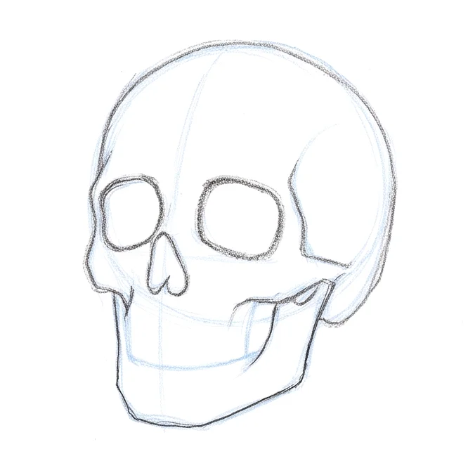 Step 4: Cheekbones and jawline