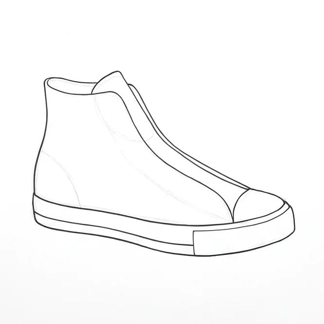 Step 4: Sole and toe cap