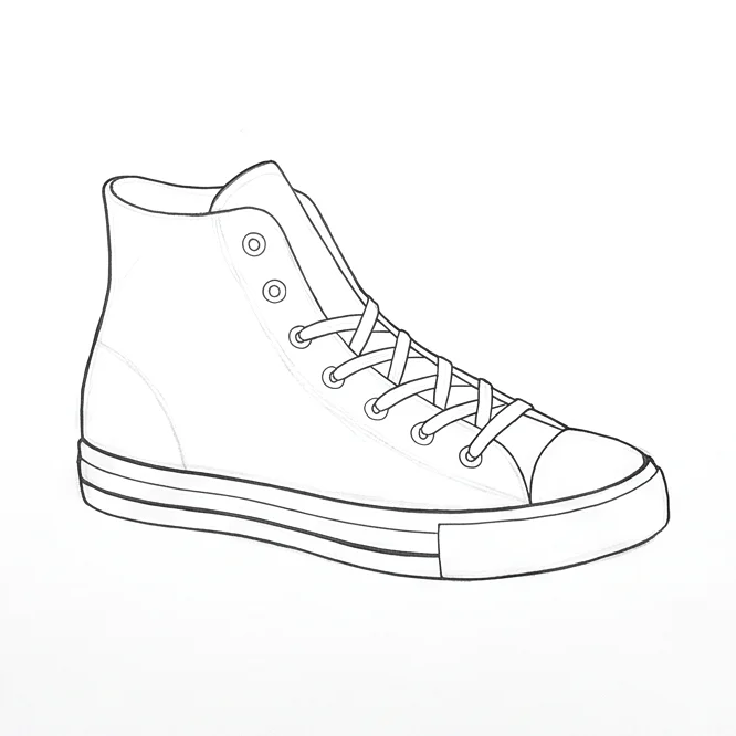 Step 5: Eyelets and laces