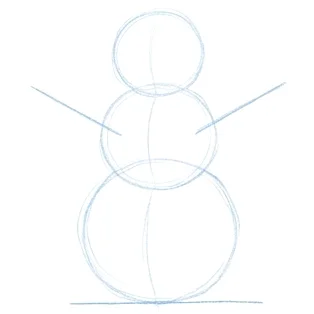 Step 2: Ground and arm lines