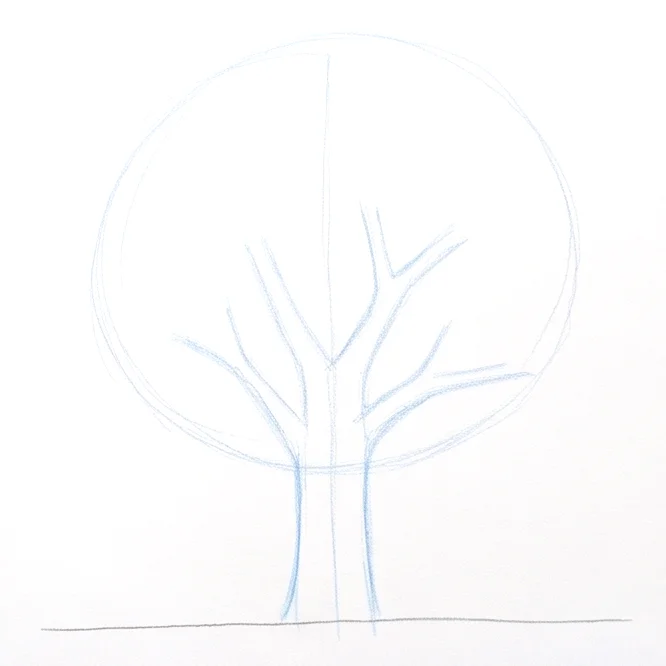 Step 2: Trunk and branches