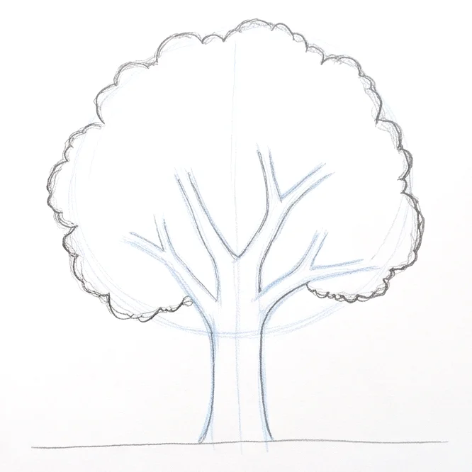 Step 3: Wobbly canopy outline