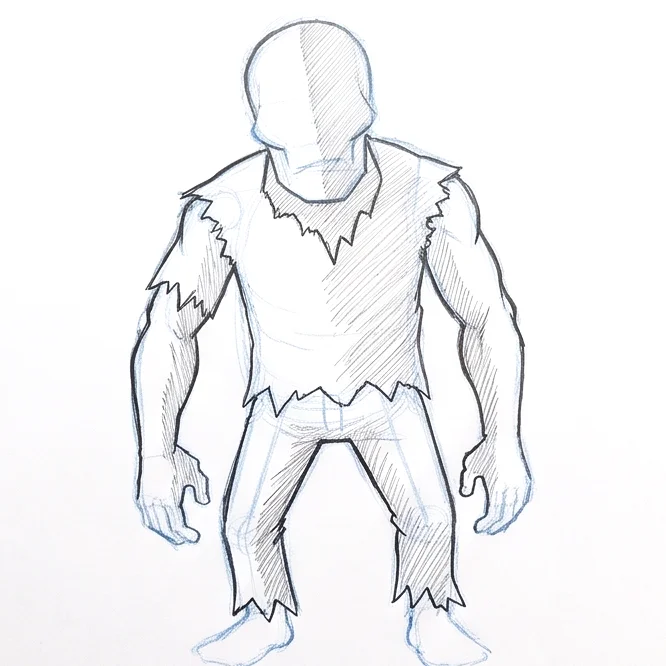 Step 7: Shadow block-in