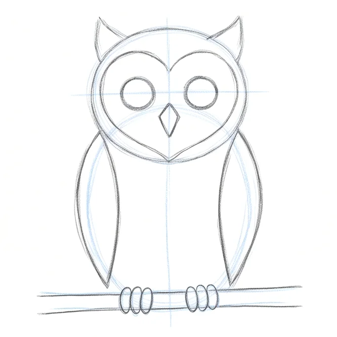 Step 5: Feet and facial disk