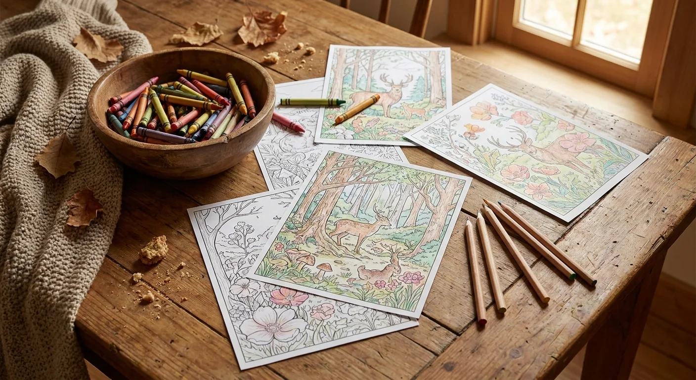 Coloring Pages for Rainy Days: Fun Indoor Activity Ideas