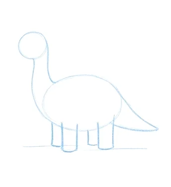 Step 3: Legs and ground