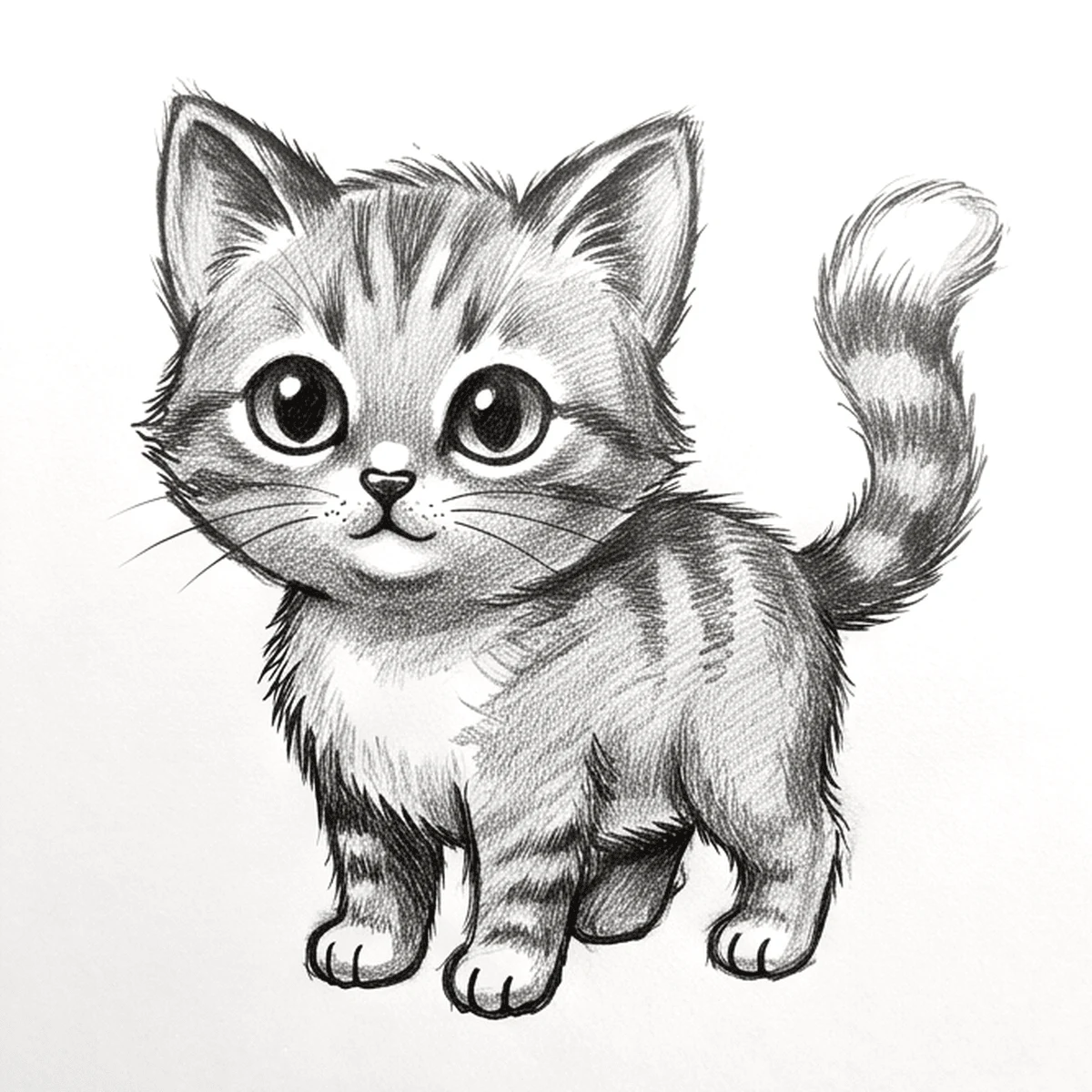 How To Draw Cute Kitten Step By Step Coloring Ninja How To Draw Cute Kitten Step By Step Coloring Ninja