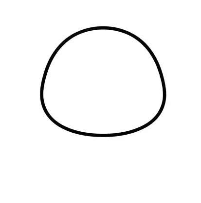 Step 1: Draw the Head Shape