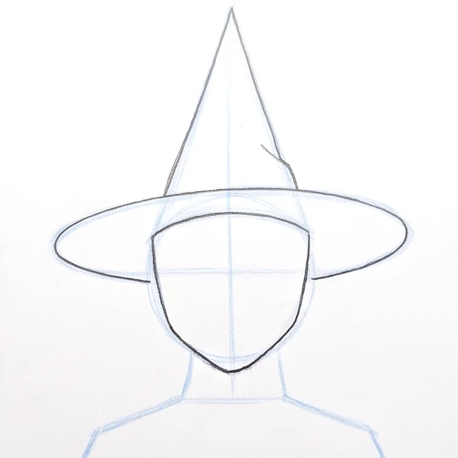 Step 3: Face and hat cone