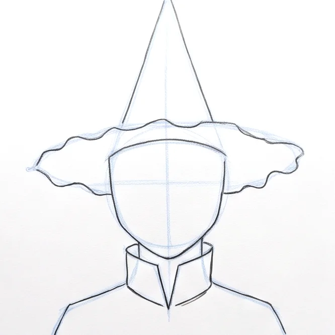 Step 4: Brim and collar