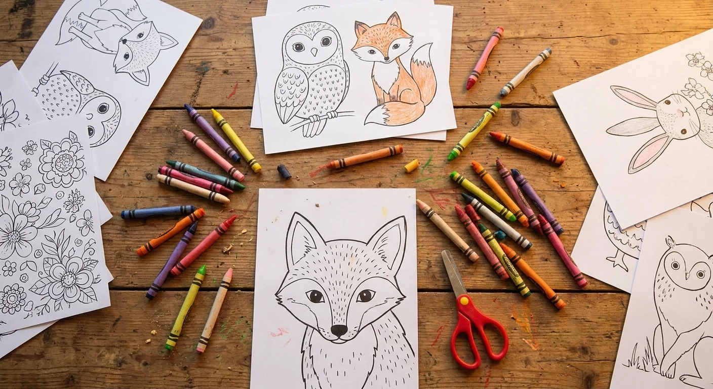 How to Turn Coloring Time Into a Learning Activity