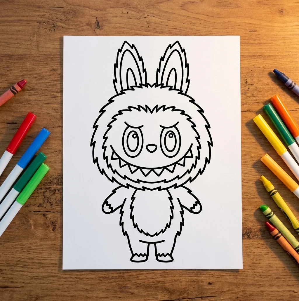 How to Draw Labubu, Step by Step