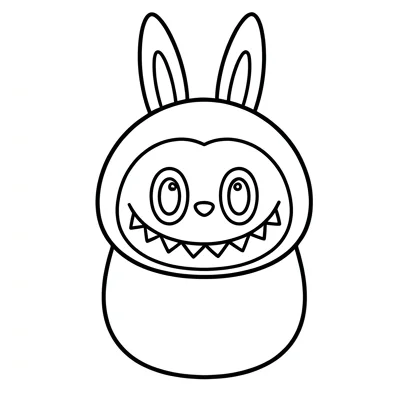 Step 4: Draw the Toothy Grin