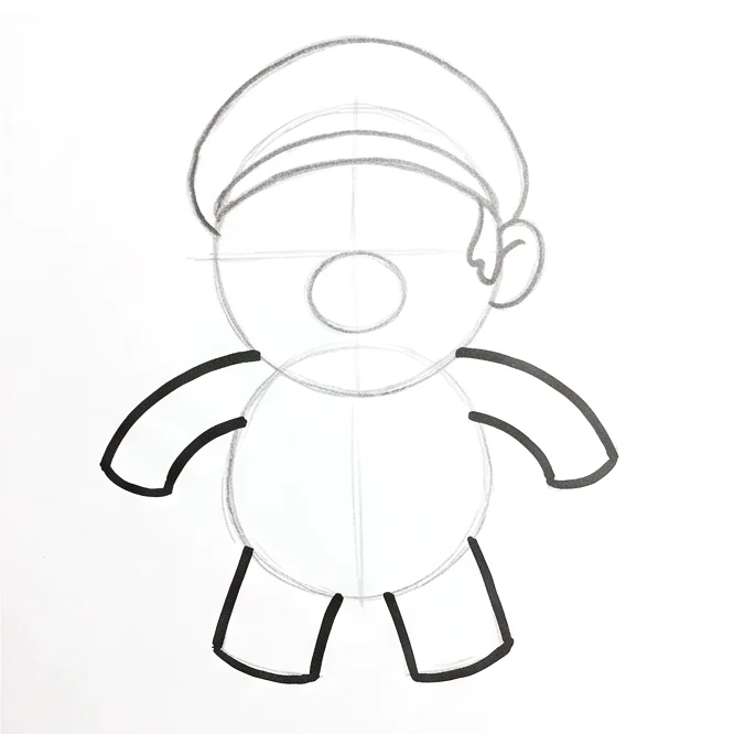 Step 3: Arm and leg tubes