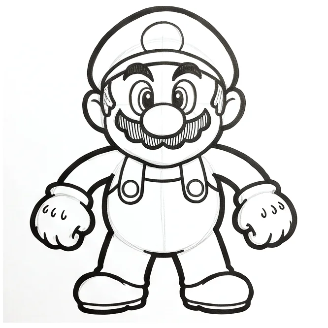Step 8: Gloves and hat circle