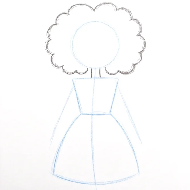 Step 3: Hair and neck