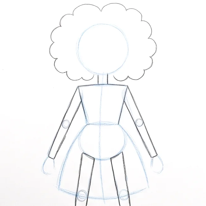 Step 4: Arms and legs