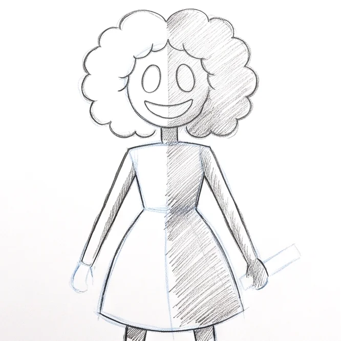 Step 7: Shadow block-in