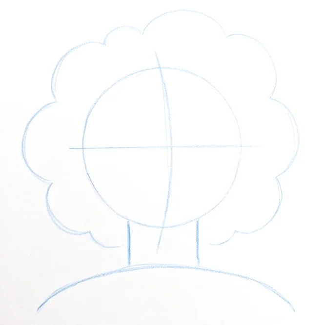 Step 2: Neck and hair volume