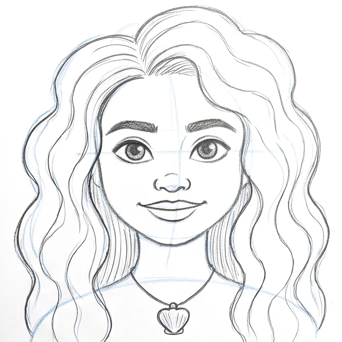 Step 6: Hair texture