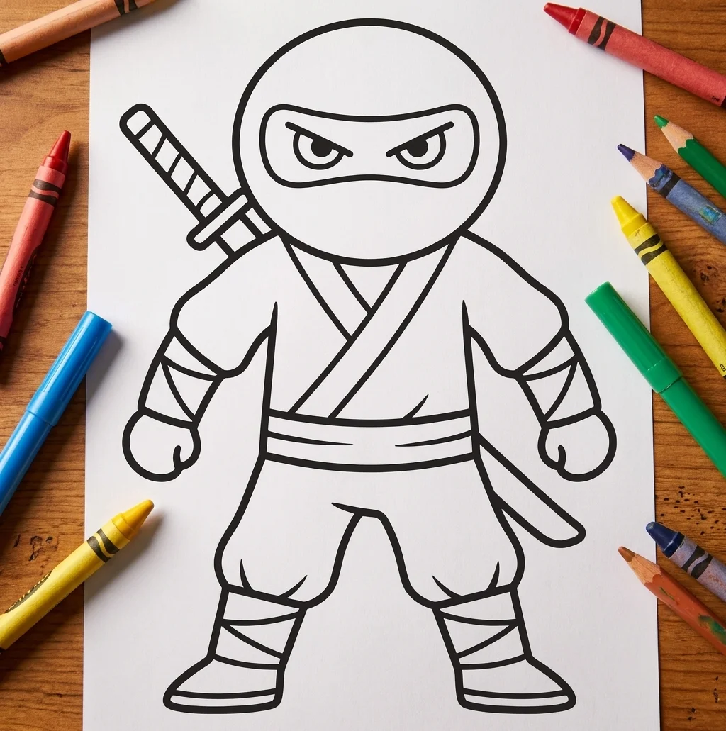 How to Draw Ninja, Step by Step