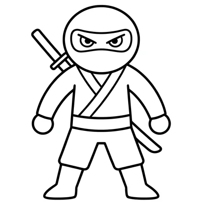 Step 5: Draw the Ninja Sword